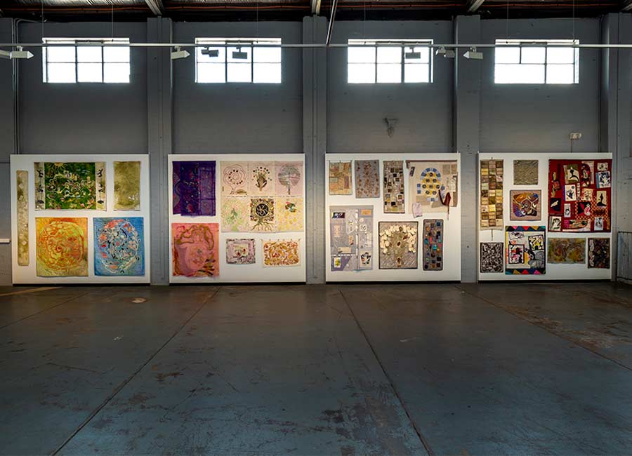MARJORIE COLEMAN — Lyrical Stitch exhibition Holmes à Court Gallery, Western Australia